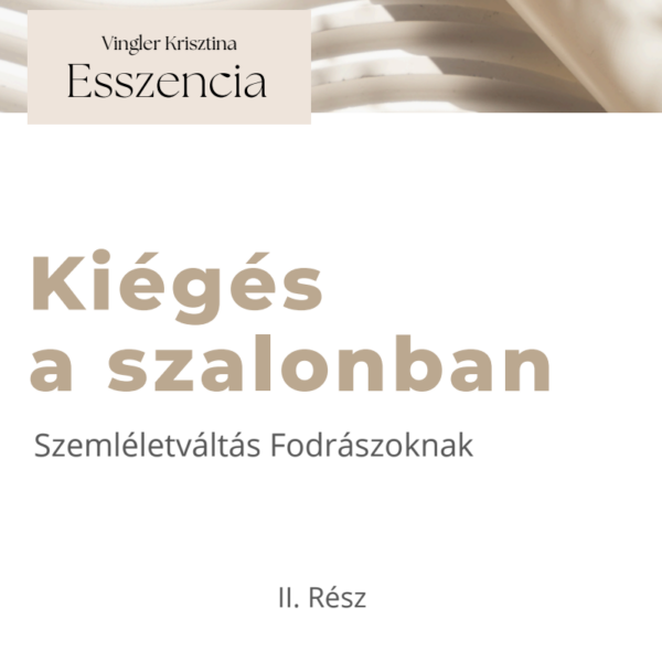Kiégés a szalonban